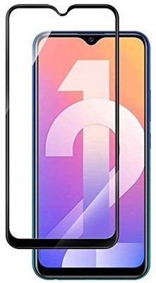 FITSMART Edge To Edge Tempered Glass for vivo y12(Pack of 1)