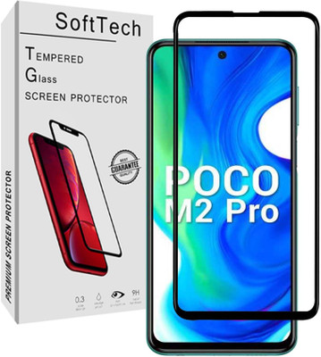 SoftTech Tempered Glass Guard for Poco M2 Pro, Mi Redmi Note 9 Pro, Mi Redmi Note 9 Pro Max, Poco X2, Mi Redmi Note 9S,, Mi Redmi K30, Mi Redmi K30 Pro, Micromax IN Note 1(Pack of 1)
