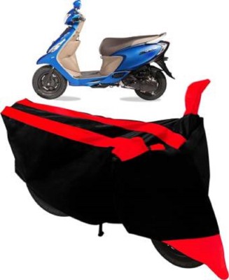 High Quality Waterproof Two Wheeler Cover for TVS(Zest, Red, Black)