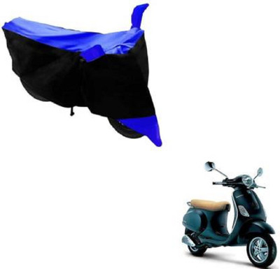 High Quality Waterproof Two Wheeler Cover for Piaggio(Vespa SXL, Blue, Black)