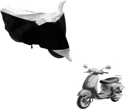 High Quality Waterproof Two Wheeler Cover for Piaggio(Vespa VXL, White, Black)