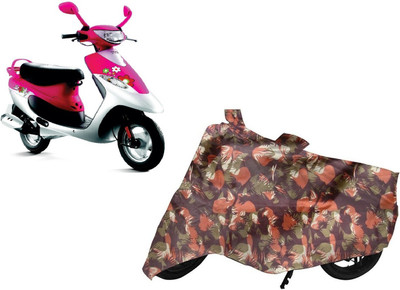 Auto Hub Two Wheeler Cover for TVS(Scooty Pep+, Multicolor)