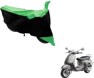 High Quality Waterproof Two Wheeler Cover for Piaggio(Vespa VXL, Green, Yellow)