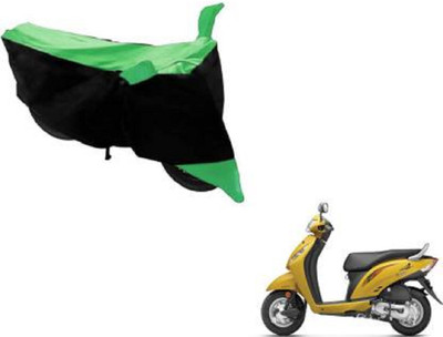 High Quality Waterproof Two Wheeler Cover for Honda(Activa i, Green, Black)