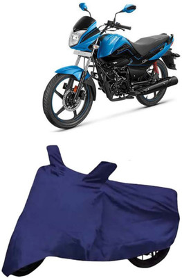 Mdstar Two Wheeler Cover for Hero(Splendor I Smart, Blue)