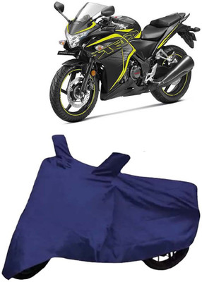 MWBB Waterproof Two Wheeler Cover for Honda(CBR 250R, Blue)