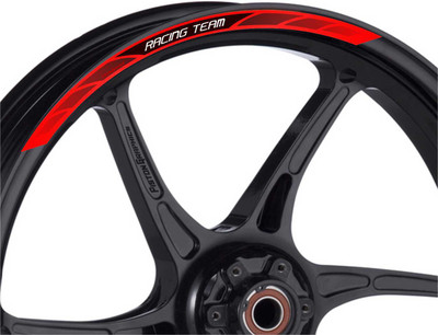 Piston Graphics Sticker & Decal for Bike(Red)