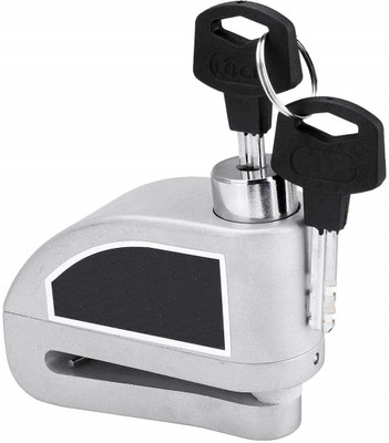 Auto Hub Alarm Lock Disc Lock(Silver)