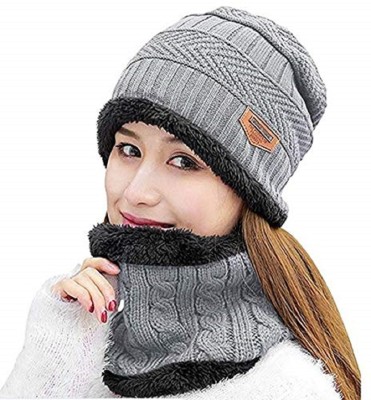 Brats N Beauty Woven Beanie Cap