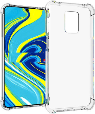 Aaralhub Back Cover for Poco M2 Pro, Mi Redmi Note 9 Pro, Mi Redmi Note 9 Pro Max, Mi Redmi Note 10 Lite(Transparent, Dual Protection)