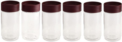 cello Plastic Grocery Container  - 1000 ml(Pack of 6, Multicolor)