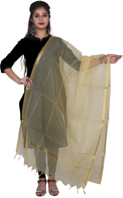 SHREEMAA CREATIONS Cotton Blend Checkered Women Dupatta