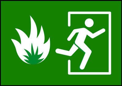 Ritwika's Fire Exit Emergency Sign