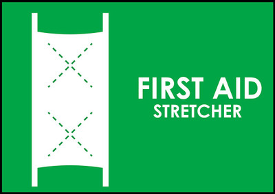 Ritwika's First Aid Stretcher Emergency Sign