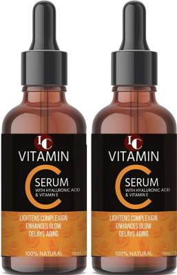 INDO CHALLENGE Vitamin C Serum with hyaluronic acid, Aloe Vera extract for face Anti Ageing, Brightening and Whitening