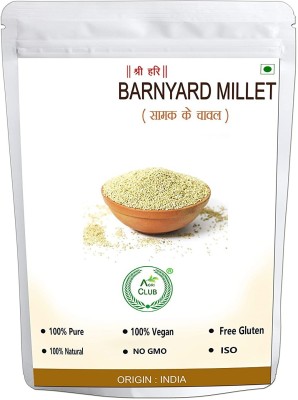 AGRI CLUB Essential Barnyard Millets|Samak|Samo|Vari|Bhagar for Vrat (2 Kg) Barnyard Millet(2 kg)