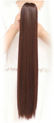 HEROSHIV INDIA reddish brown soft smooth ponytail  Extension Hair Extension