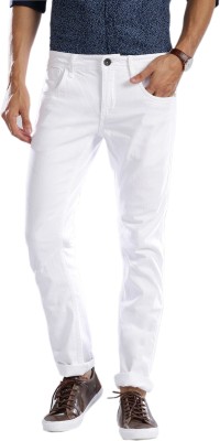 Halogen Skinny Men White Jeans