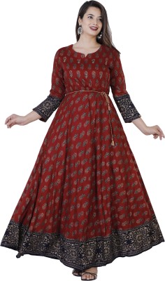 Mishree collection Anarkali Gown(Maroon)