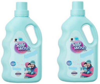 SafeWash Gentle Wash Liquid Detergent (1000g*2)-Pack of 2 Fresh Liquid Detergent(2000 ml)