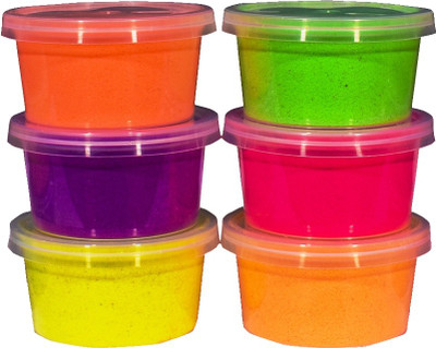 rio agencies Pack of 6 Rangoli Powder(Multicolor)