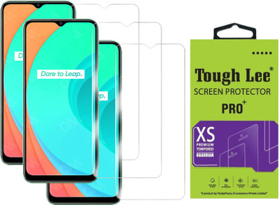 Tough Lee Tempered Glass Guard for Realme Narzo 30a, Realme Narzo 20, Realme Narzo 20A, Realme C11, Realme C12, Realme C15, Realme C3, Realme 5, Realme 5i, Realme 5s, Oppo A9 2020, Oppo A5 2020, Realme Narzo 10, Realme Narzo 10A, Oppo A31(Pack of 3)