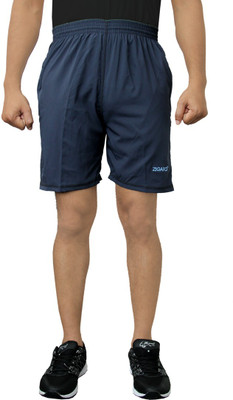 ZIGARO Solid Men Blue Sports Shorts
