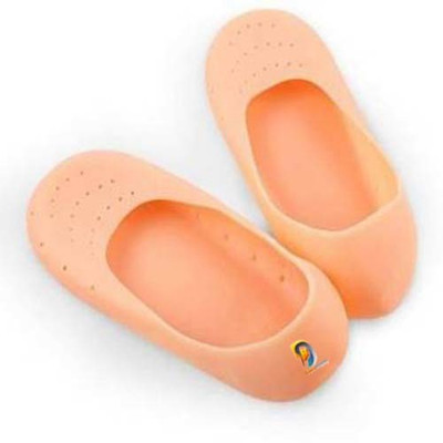 Fulkiza DEVANSH Silicone Gel Crack Pad Anti Heel full feet Heel Support(Beige)