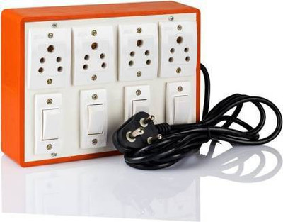 chromium 4shocket brown extesion borad 6 A Five Pin Socket