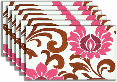RMDecor Rectangular Pack of 6 Table Placemat(Multicolor, PVC)
