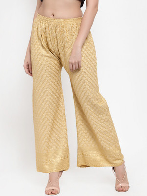 MIAZ LIFESTYLE Regular Fit Women Beige Trousers