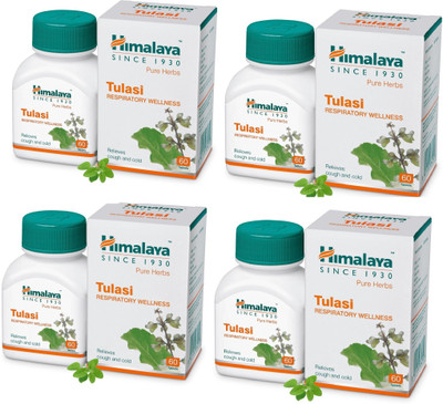 HIMALAYA Tulasi for Relieving Cough and Cold (Pack of 4)(Pack of 4, 240)