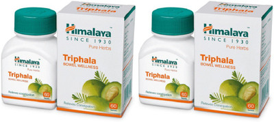 HIMALAYA Triphala for Relieving constipation (Pack of 2)(Pack of 2, 2)