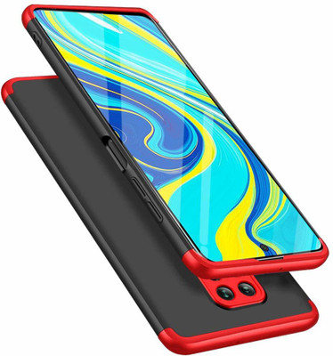 FlareHUB Front & Back Case for Poco M2 Pro(Red, Shock Proof)