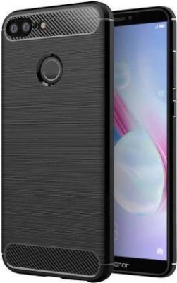 INSTYLE Back Cover for Honor 9 Lite(Black, Pack of: 1)