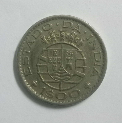 Coins & Stamps Portuguese India Escudos coin Ancient Coin Collection(1 Coins)