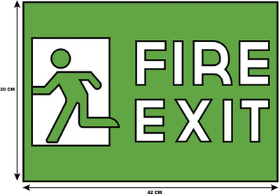 Ritwika's Fire Exit Emergency Sign