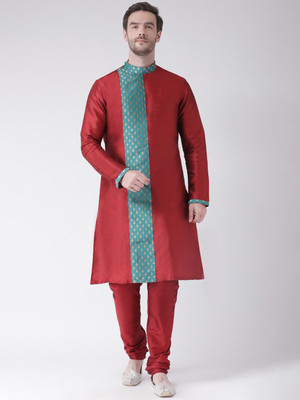DEYANN Men Kurta Churidar Set