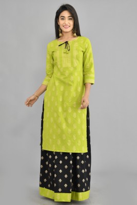 Demirner Women Kurta Skirt Set