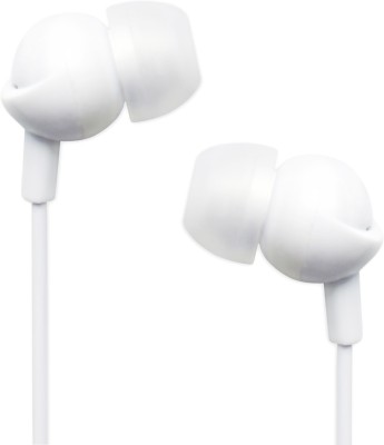 Dainty Ultra Deep Extra Bass 500 Wired Headset(White, In the Ear)