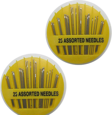 Macaw Hand Sewing Needle(Chromium Regular Point Needle stander Pack of 50)
