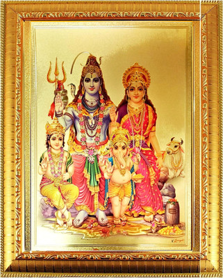 SUNINOW Shiv parivar Religious Frame