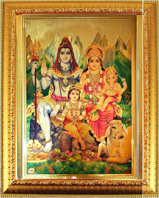 SUNINOW Shiv parivar Religious Frame