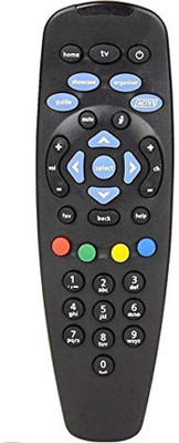 Tata Sky Remote Control Compatible with SD/HD/HD+/4K DTH Set Top Box and Work with All TV/LCD/LED (Please Match The Image of Your Old Remote Before Ordering tata sky Remote Controller(Black) Tata Sky Remote Control Compatible with SD/HD/HD+/4K DTH Set Top Box and Work with All TV/LCD/LED (Please Match The Image of Your Old Remote Before Ordering tata sky Remote Controller(Black)