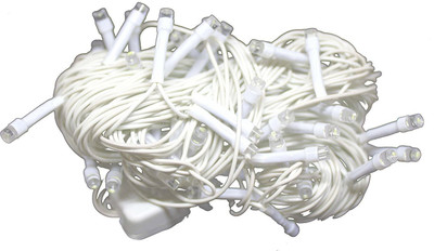 PragAart 80 LEDs 22.86 m White Steady String Rice Lights(Pack of 1)