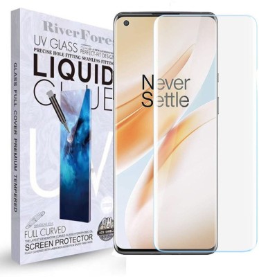 RiverForest Edge To Edge Tempered Glass for Oneplus 8, One plus 8(Pack of 1)