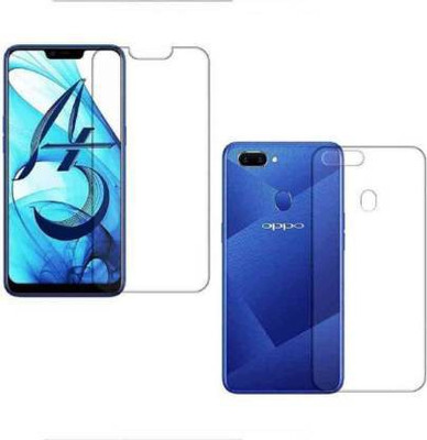 RUNEECH Front and Back Screen Guard for OPPO A5(Pack of 2)