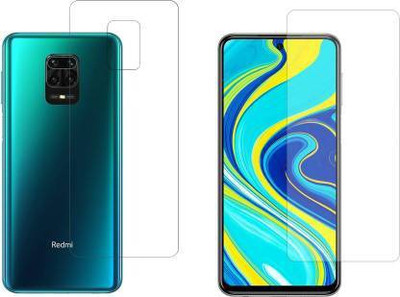 FINCH Front and Back Screen Guard for REDMI NOTE 9 PRO(Pack of 2)