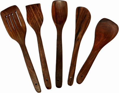 LooksGood LG WS 12345-3 Wooden Spatula(Pack of 5)