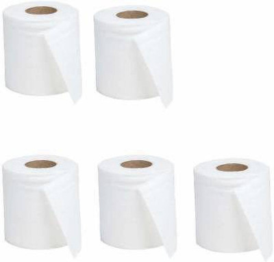 Sheenuu SUPER SOFT ABSORB QUALITY PACK OF 5 TOILET PAPER Toilet Paper Roll(2 Ply, 200 Sheets)